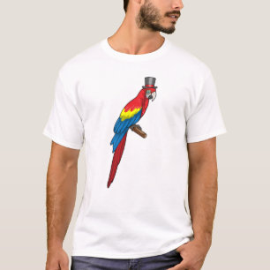 Paprot als Gentleman mit Hut T-Shirt