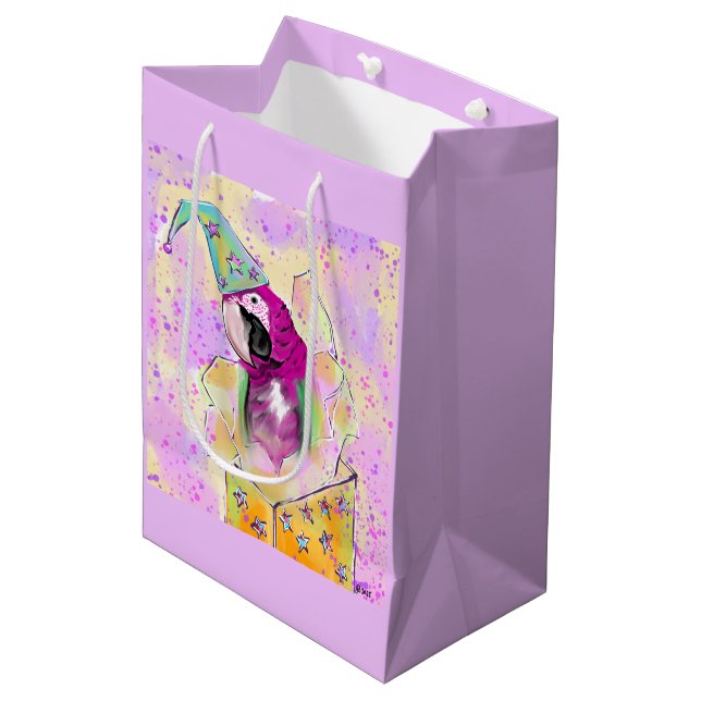 Paprot Mittlere Geschenktüte (Vorderseite Schrägansicht)