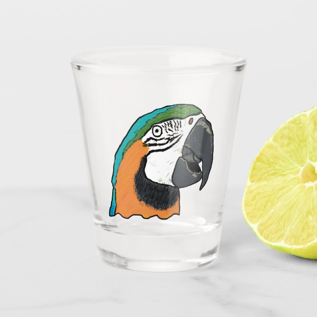 Paprot Schnapsglas (Vorderseite)