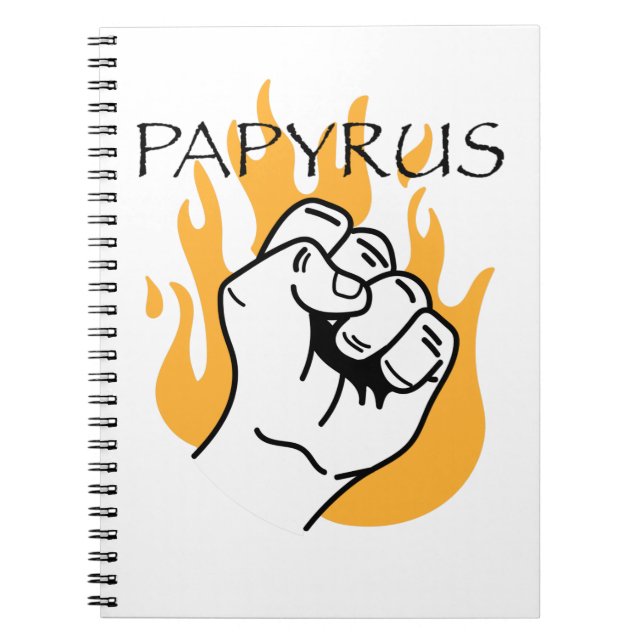 Papryus Notizblock (Vorderseite)