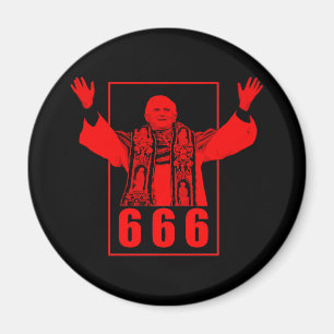 Papst 666 magnet
