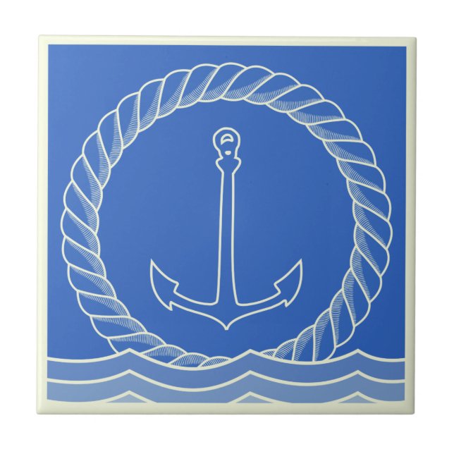 Papst & Anchor Fliese (Vorderseite)
