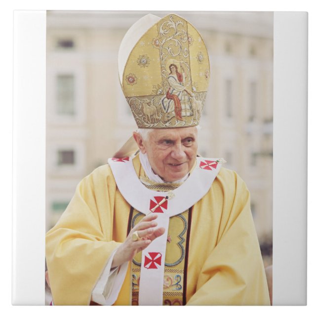 Papst Benedict XVI Fliese (Vorderseite)