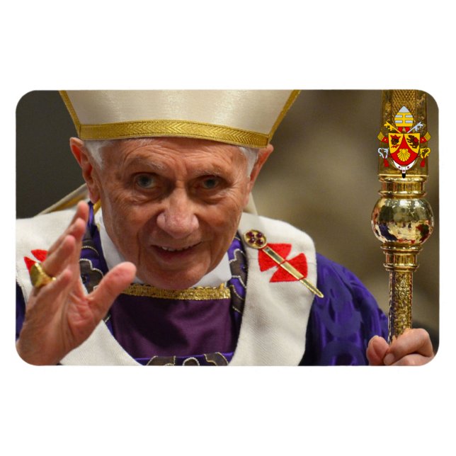 Papst Benedict XVI Magnet (Horizontal)