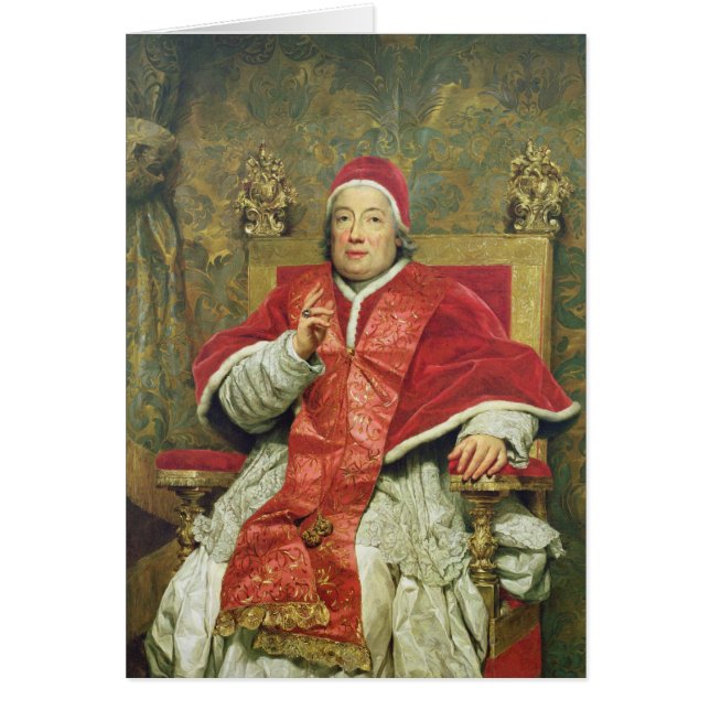 Papst Clement XIII (1693-1769) (Öl auf Leinwand) (Vorne)