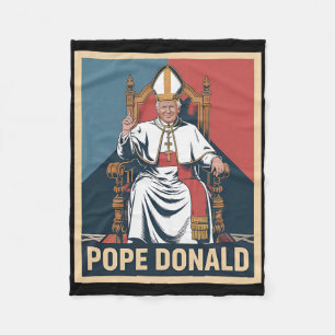 Papst Donald Pope Trump Papst Donald Trump Polimp Fleecedecke