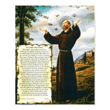 Papst Franziskus Hoch der Kreaturen St. Francis