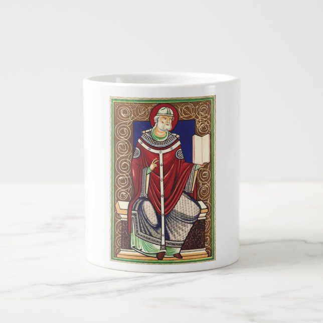 Papst Gregory vom Großen Jumbo-Tasse (Vorderseite)