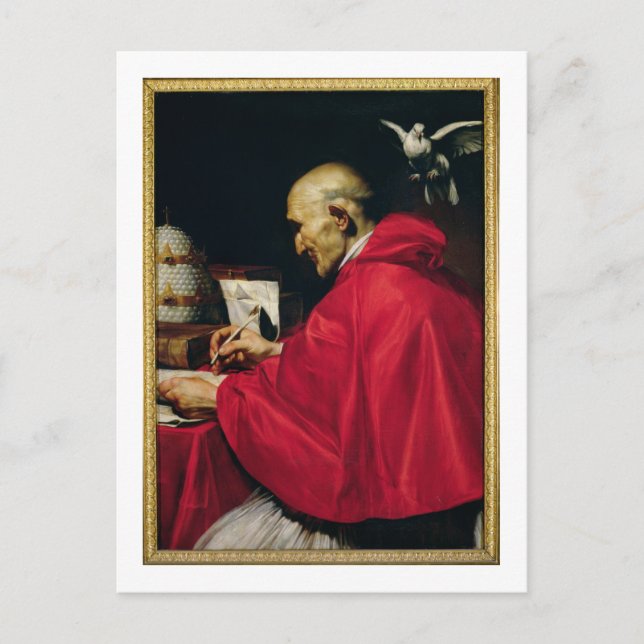 Papst Gregory vom Großen Postkarte (Vorderseite)