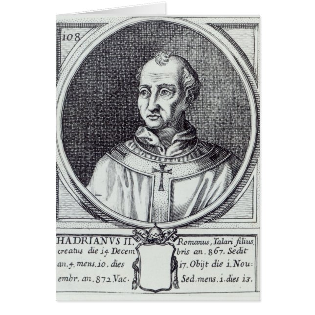 Papst Hadrian II (Vorne)