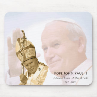 Papst Johannes Paul II. Collage Mousepad
