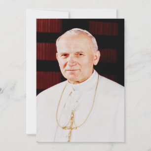 Papst Johannes Paul II Einladung