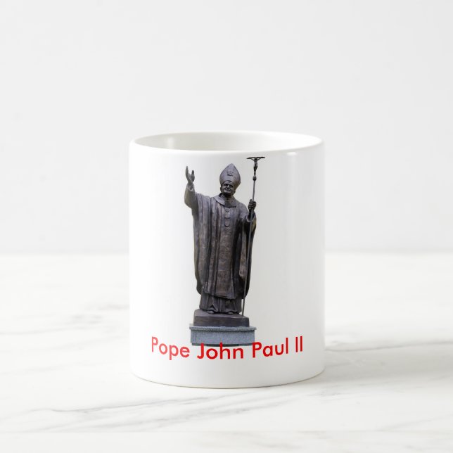 Papst Johannes Paul II. Kaffeetasse (Mittel)