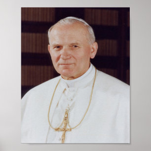 Papst Johannes Paul II Poster