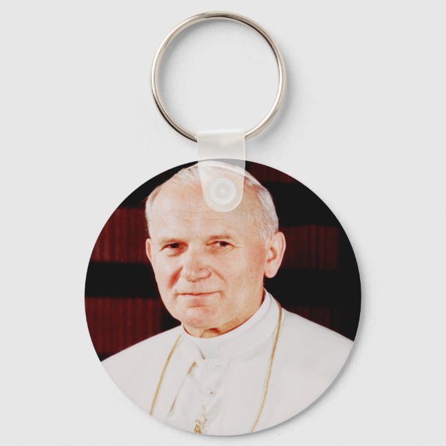 Papst Johannes Paul II Schlüsselanhänger (Vorderseite)