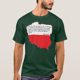 Papst Johannes Paul II Zitat T-Shirt