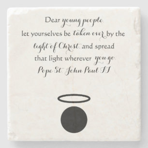 Papst Johannes Paul II Zitat Untersetzer
