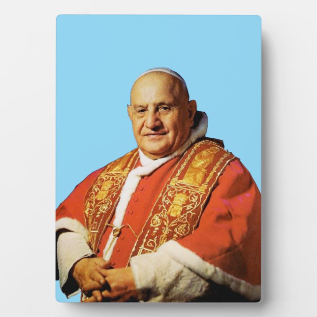 Papst Johannes XXIII Leiter der katholischen Kirch Fotoplatte (Vorderseite)