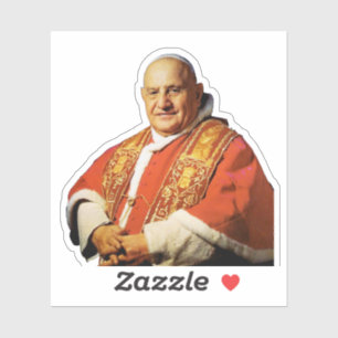 Papst Johannes XXIII. Oberhaupt der katholischen K Aufkleber