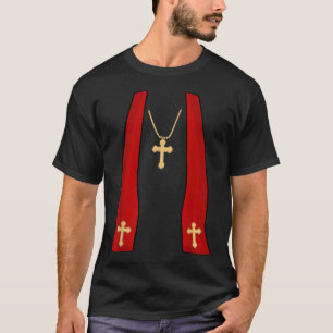 Papst-Kostümhemd - Halloween-Kostüm Minister Pries T-Shirt