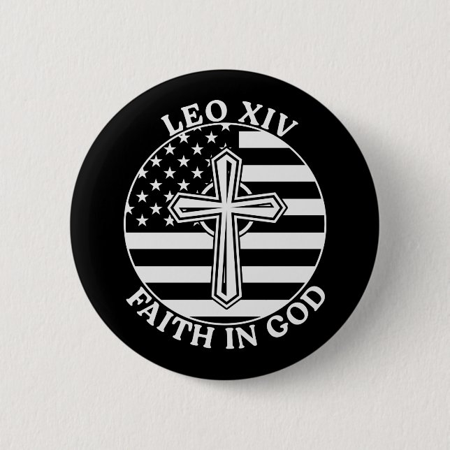 Papst Leo der 16. Leo XIV Button (Vorderseite)