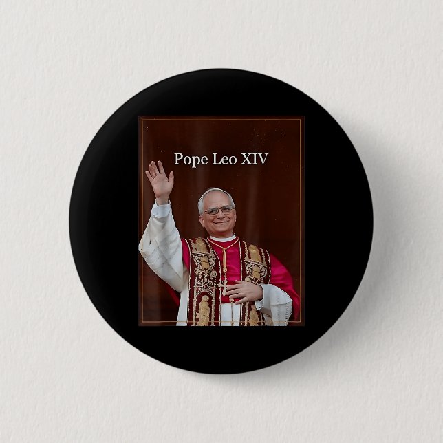 Papst Leo Xiv 0 Button (Vorderseite)