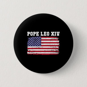 Papst Leo Xiv 14. Erster amerikanischer Papst USA Button