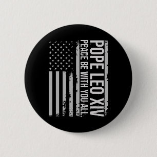 Papst Leo Xiv 14. Erster amerikanischer Papst USA  Button