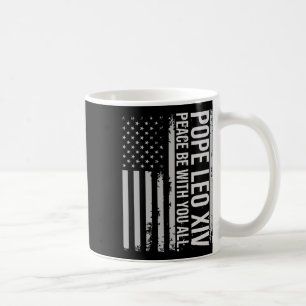 Papst Leo Xiv 14. Erster amerikanischer Papst USA Kaffeetasse