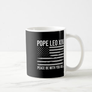 Papst Leo Xiv 14. Erster amerikanischer Papst USA Kaffeetasse