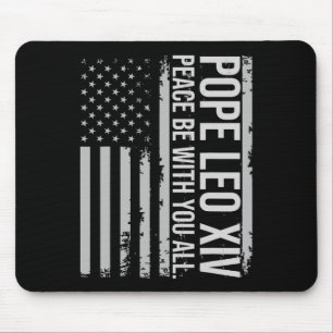 Papst Leo Xiv 14. Erster amerikanischer Papst USA  Mousepad