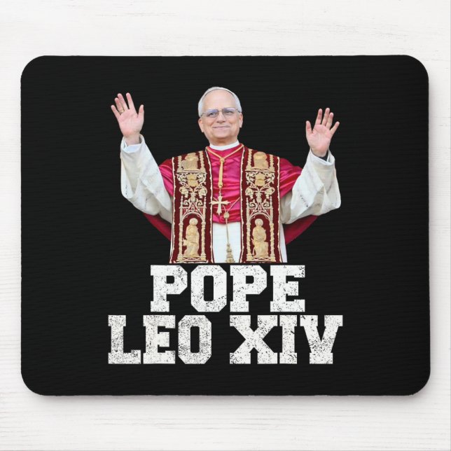 Papst Leo Xiv 1 Mousepad (Vorne)