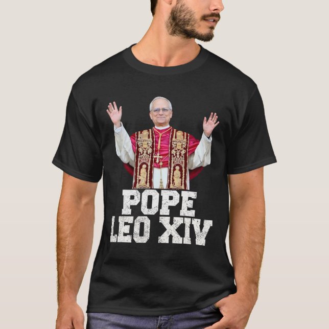 Papst Leo Xiv 1 T-Shirt (Vorderseite)