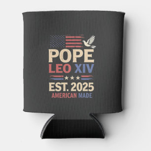 Papst Leo XIV. 2025 4. Juli USA Flag Dosenkühler