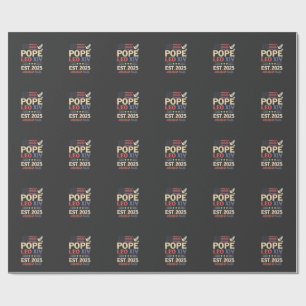 Papst Leo XIV. 2025 4. Juli USA Flag Geschenkpapier
