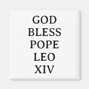 Papst Leo Xiv 3 Magnet