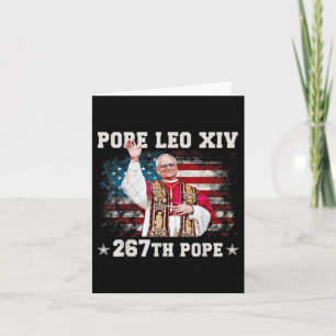Papst Leo Xiv - Gott segne Papst Leo Xiv 267. Paps Karte