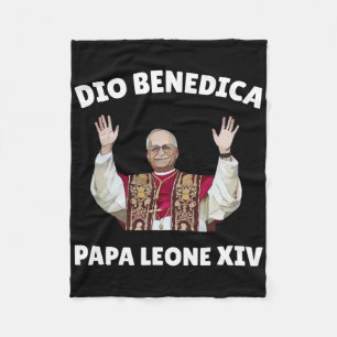 Papst Leo Xiv - Gott segne Papst Leo Xiv Fleecedecke