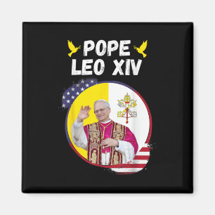 Papst Leo Xiv, Habemus Papam, katholisch Magnet