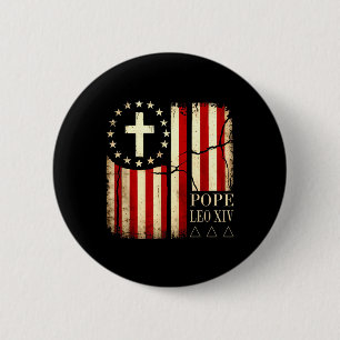 Papst Leo Xiv Katholische Kirche Christlicher Glau Button