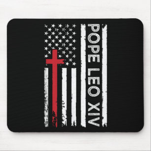 Papst Leo Xiv Katholische Kirche Christlicher Glau Mousepad