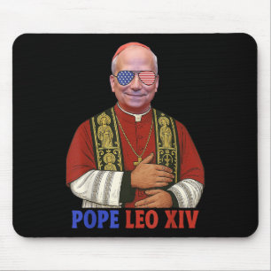 Papst Leo Xiv Neuer Amerikanischer Papst 2025 Funn Mousepad