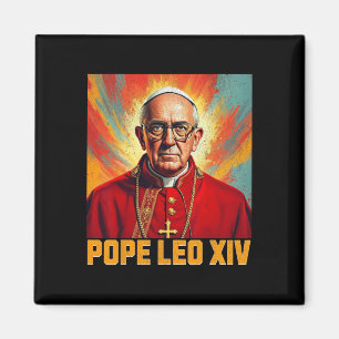 Papst Leo Xiv - Neuer Papst Leo Xiv 1 Magnet