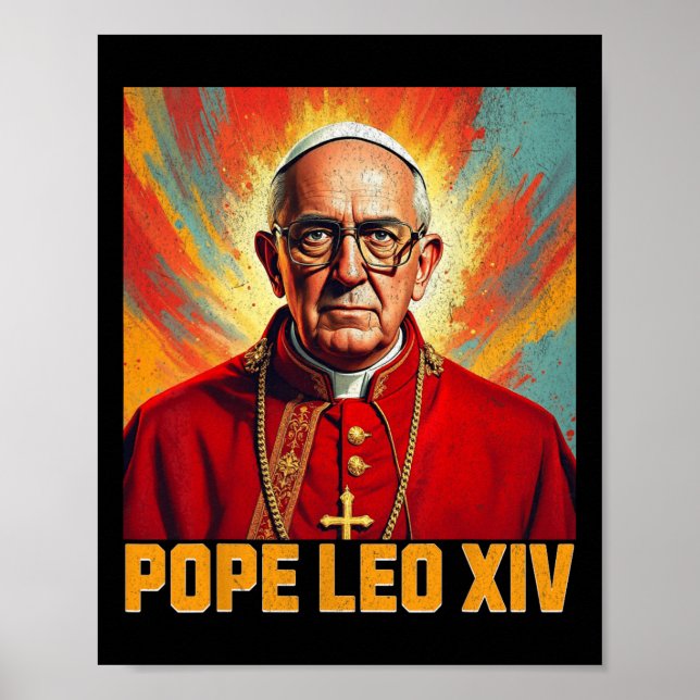 Papst Leo Xiv - Neuer Papst Leo Xiv 1 Poster (Vorne)