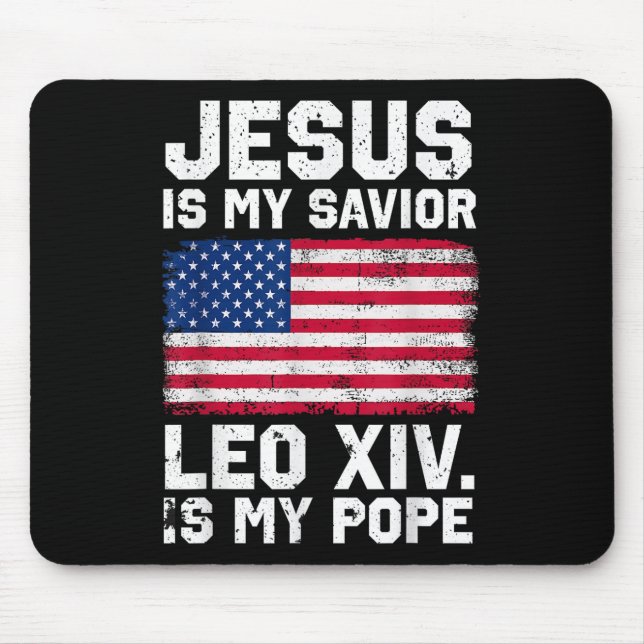 Papst Leo Xiv. - Papst Leo Mousepad (Vorne)