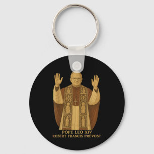 Papst Leo Xiv Robert Francis Prevost Pope 2025 Schlüsselanhänger
