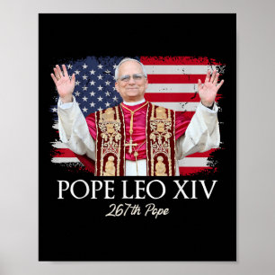 Papst Leo Xiv Robert Francis Prevost Poster
