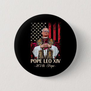 Papst Leo Xiv Shirt Kardinal Robert Prevost Amerik Button