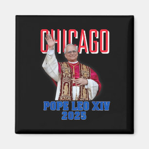 Papst Leon Xiv 2025 - Chicagos erster amerikanisch Magnet