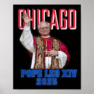 Papst Leon Xiv 2025 - Chicagos erster amerikanisch Poster